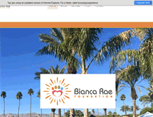 Tablet Screenshot of biancaraefoundation.org